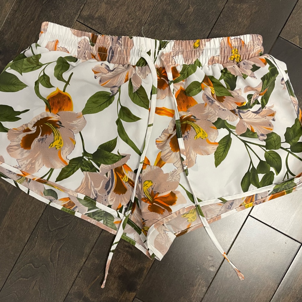 Flower summer shorts